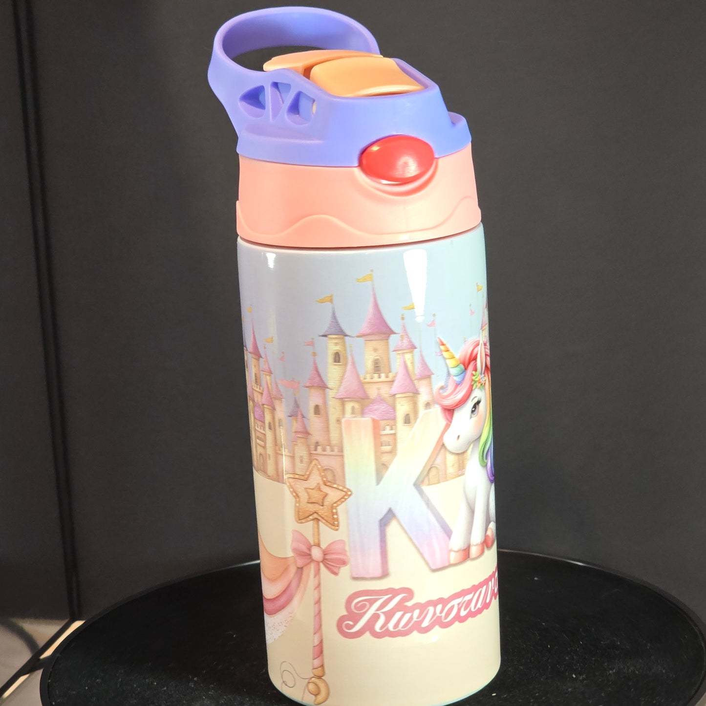 Παιδικό Θερμός με Όνομα – Θέμα Μονόκερος & Παραμυθένιο Κάστρο 🦄