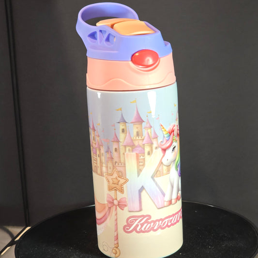 Παιδικό Θερμός με Όνομα – Θέμα Μονόκερος & Παραμυθένιο Κάστρο 🦄