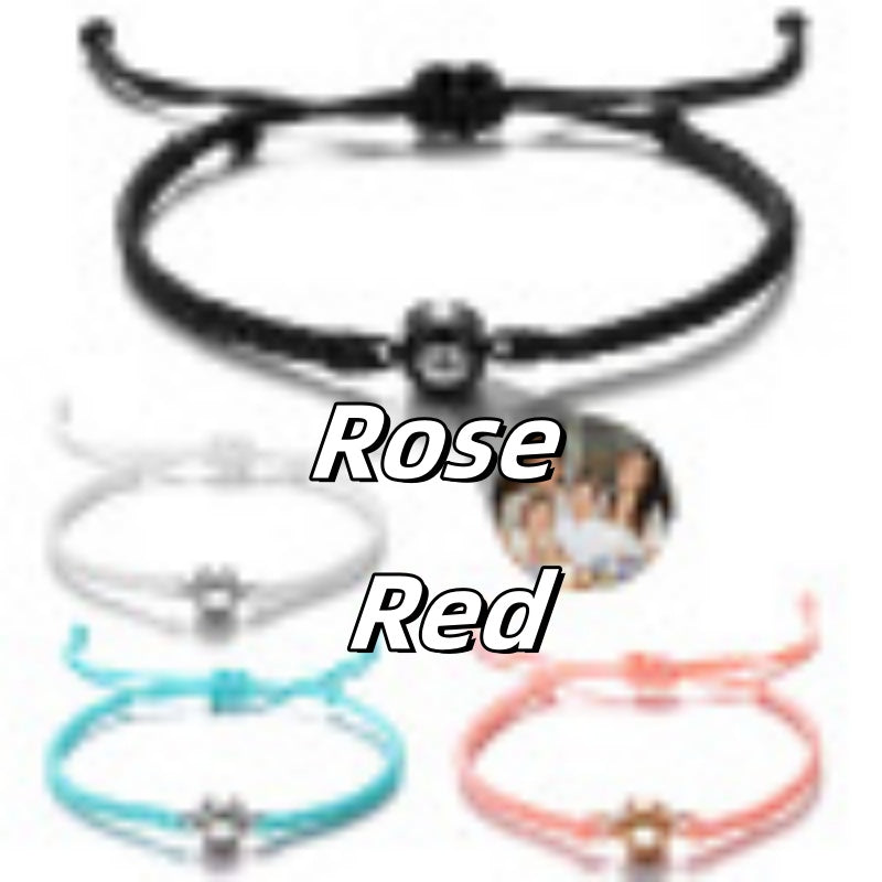 Προσωποποιημένο Βραχιόλι Προβολής Φωτογραφίας (Photo Projection) – Υφαντό/Κορδόνι Ρυθμιζόμενο